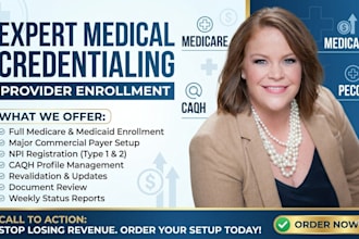 do professional medical credentialing and provider enrollment for medicare
