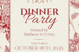 make a custom greeting or invitation for you