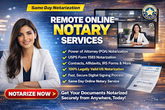 perform USA online notary, notarize legal document, usps form 1583, florida