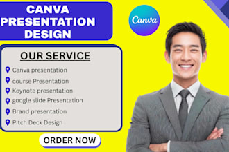 canva presentation, keynote, template, pitch deck design