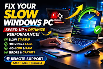 fix slow windows PC and performance issues