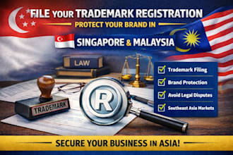file trademark registration to protect your brand in singapore and malaysia
