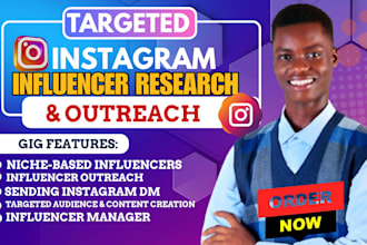 find niche micro influencers for instagram, tiktok, youtube influencer outreach