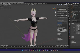customize vrchat avatar, furry avatar, edit outfits, add toggles, physbones