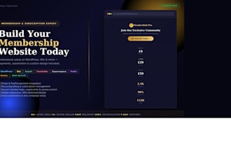 setup wix wordpress membership leee membership subscription website development