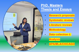 review tutor and edit phd masters documents and research