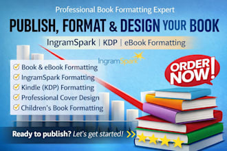 convert PDF to word and format book for ingramspark publishing