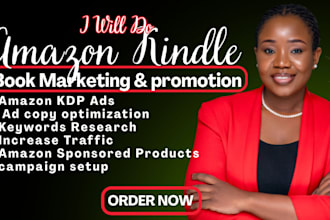 create and manage amazon kdp ads, book marketing, kindle ebook promotion