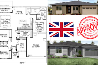 do licensed engineer mep design hvac drawing and architectural drawing for UK