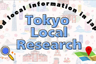 do tokyo local research for you
