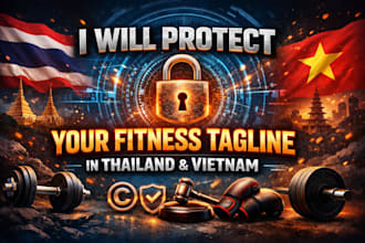 protect fitness tagline in thailand and vietnam to stop competitors from copying