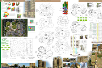 sustainable building design, green architecture, energy efficient building plan