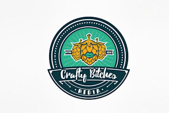 design exclusive craft beer wine and spirits logo for you