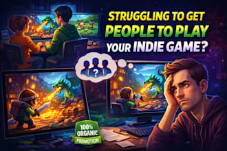 market and promote your indie game on steam, itch io and social media