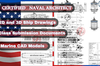 create professional ship drawings, class documentation and marine cad models