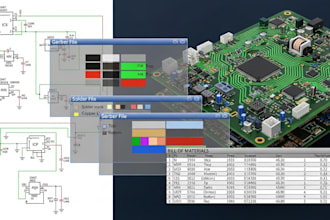design pcb circuit pcb design pcb schematic gerber files and bom
