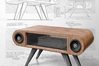 build innovative industrial design and product sketches