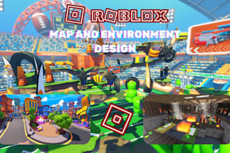 build quality roblox map, low poly map and custom character for your roblox game