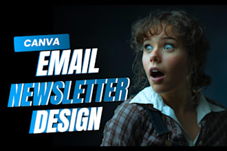 do canva newsletter design, custom newsletter, editable newsletter