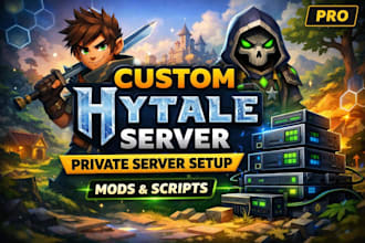 create and manage your hytale private server with custom mods