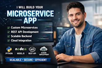 design and deploy microservice apps with apis and automation