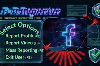 takedown facebook dmca fb mass report bot banning, auto commenting bot, python