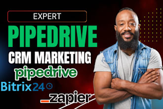 setup pipedrive crm, bitrix 24, jotform, buddy boss, heyflow, zapier integration
