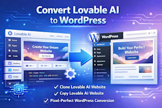 convert lovable ai to wordpress copy lovable ai website clone lovable ai website