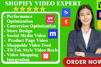 setup shopify video videowise reelup moast whatmore reelpik reelfy shopvid spark