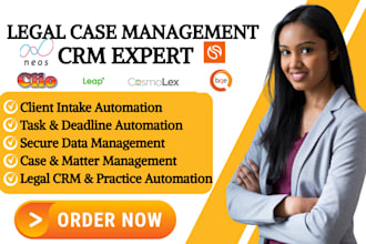 integrate cosmolex clio bqe core leap salesforce neos smokeball legal crm