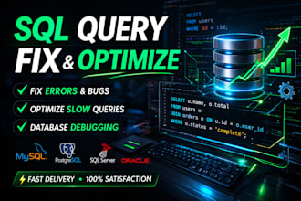 fix or optimize your sql query