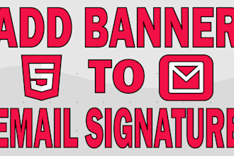 add a clickable campaign banner to your HTML email signature