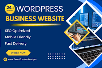 design a professional wordpress business website
