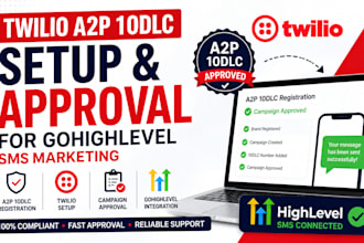 setup twilio a2p 10dlc for gohighlevel SMS marketing