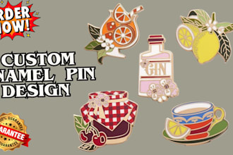 design unique enamel pin, company badges, medal  for you