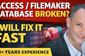 fix, repair or migrate your access or filemaker database