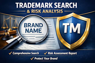 do a professional trademark search and risk analysis for your brand