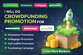 do crowdfunding promotion for gofundme fundraising