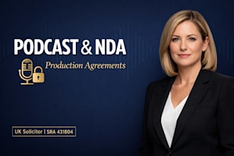 draft podcast, production, and media nda legal agreements