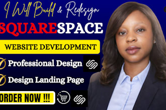 build a modern squarespace website design or squarespace redesign