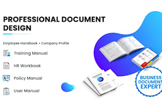 design employee handbook company profile training manual HR workbook user manual