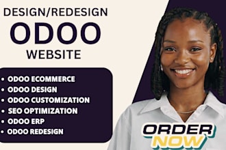 design odoo website, odoo ecommerce store, odoo erp and odoo redesign