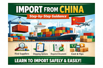 guide you step by step to import products from china safely