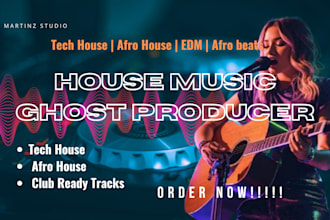 be female ghost producer tech house, electro, edm, techno, deep house songwriter