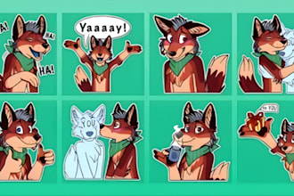 furry telegram sticker nsfw sticker, furry animated sticker emotes furry badges