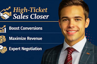 be your high ticket sales closer salesperson sales representative sales closer