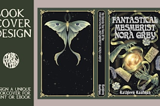 design a unique book cover for print or ebook