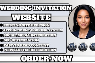 wedding invitation website, wedding website design, online wedding invitation