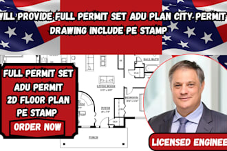usa permit drawing jadu permit adu, mep foundation plan, usa stamp full permit