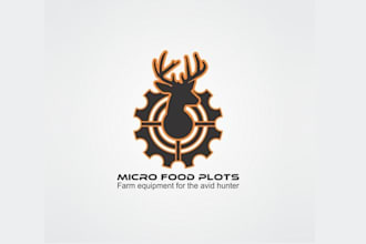 design a unique professional hunter brand logo